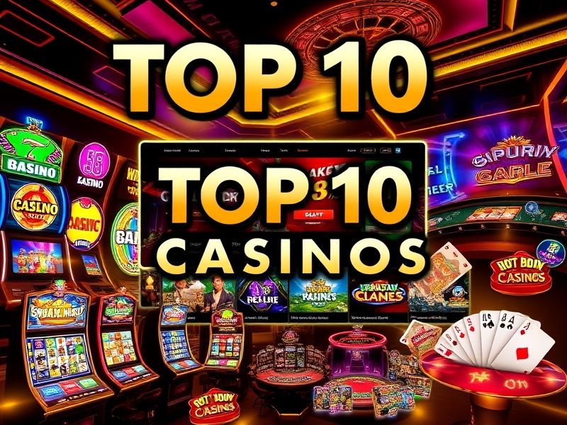 Discover the 10 top online casinos reviewed for game variety, bonuses, security, and user experience. Find the best platforms for real money gambling in the UK and worldwide.